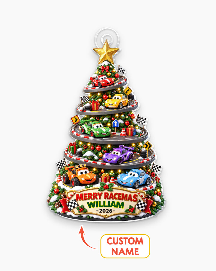 Merry Racemas Acrylic Ornament