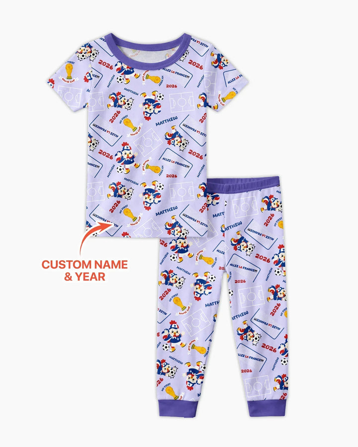 My First World Cup Bamboo Two Piece Short Sleeve Pajama Set