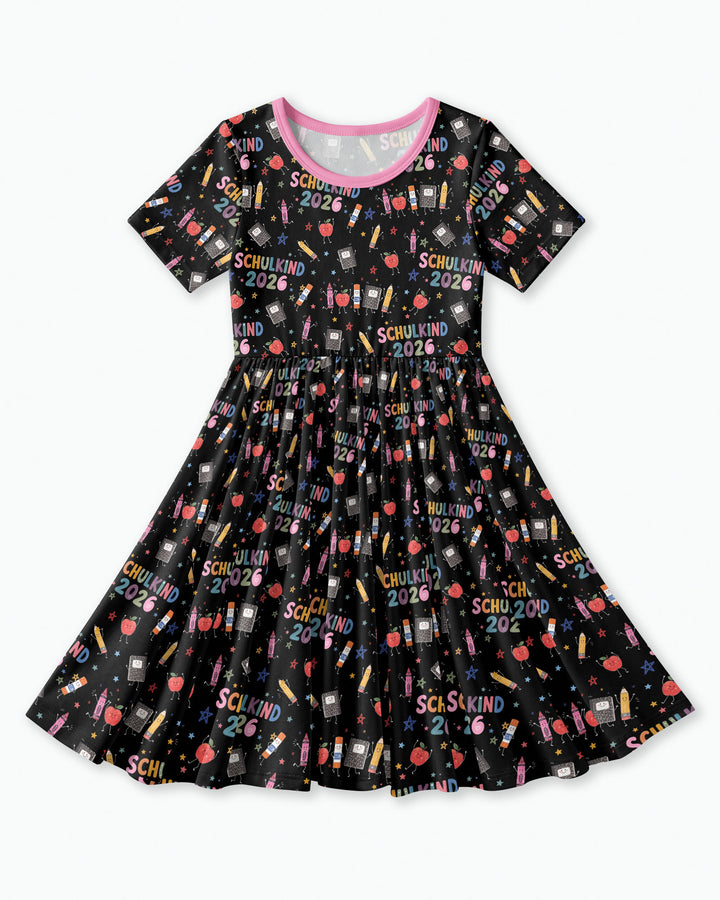 First Day Fun 2026 Bamboo Twirl Dress
