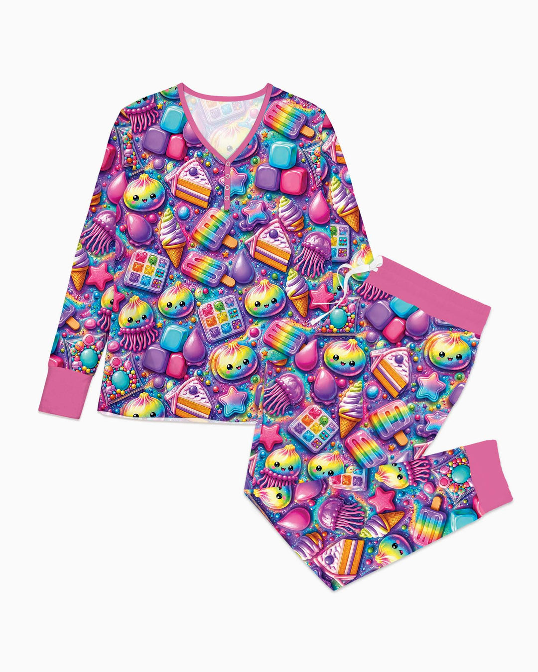 Squishy Party Bamboo Women Pajama Set