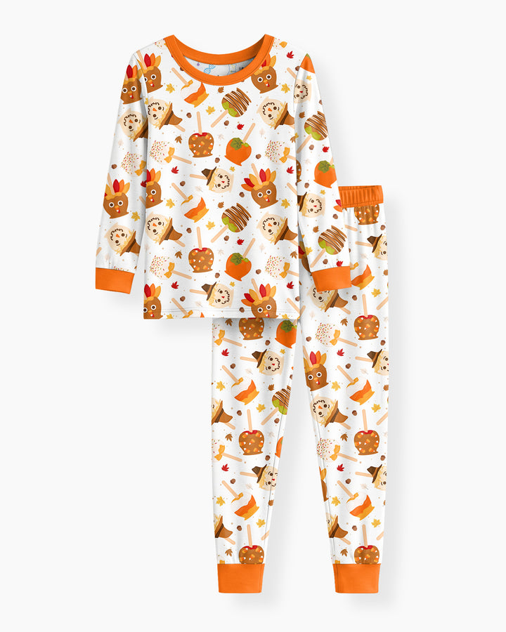Template Bamboo Two Piece Long Sleeve Pyjamas Set