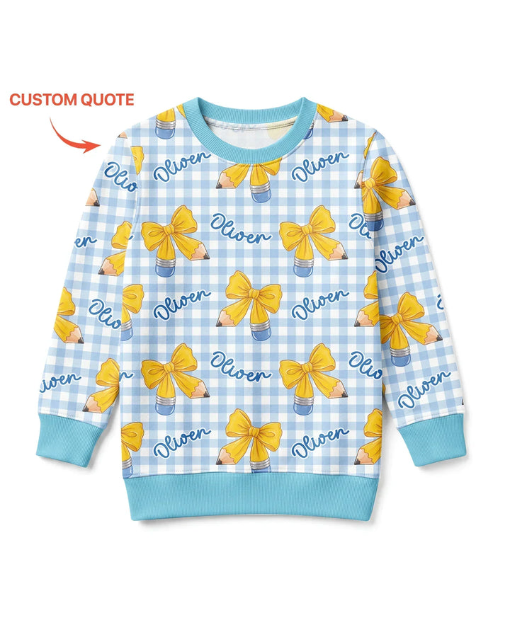 Coquette Back To School Bamboo Crewneck Sweatshirt