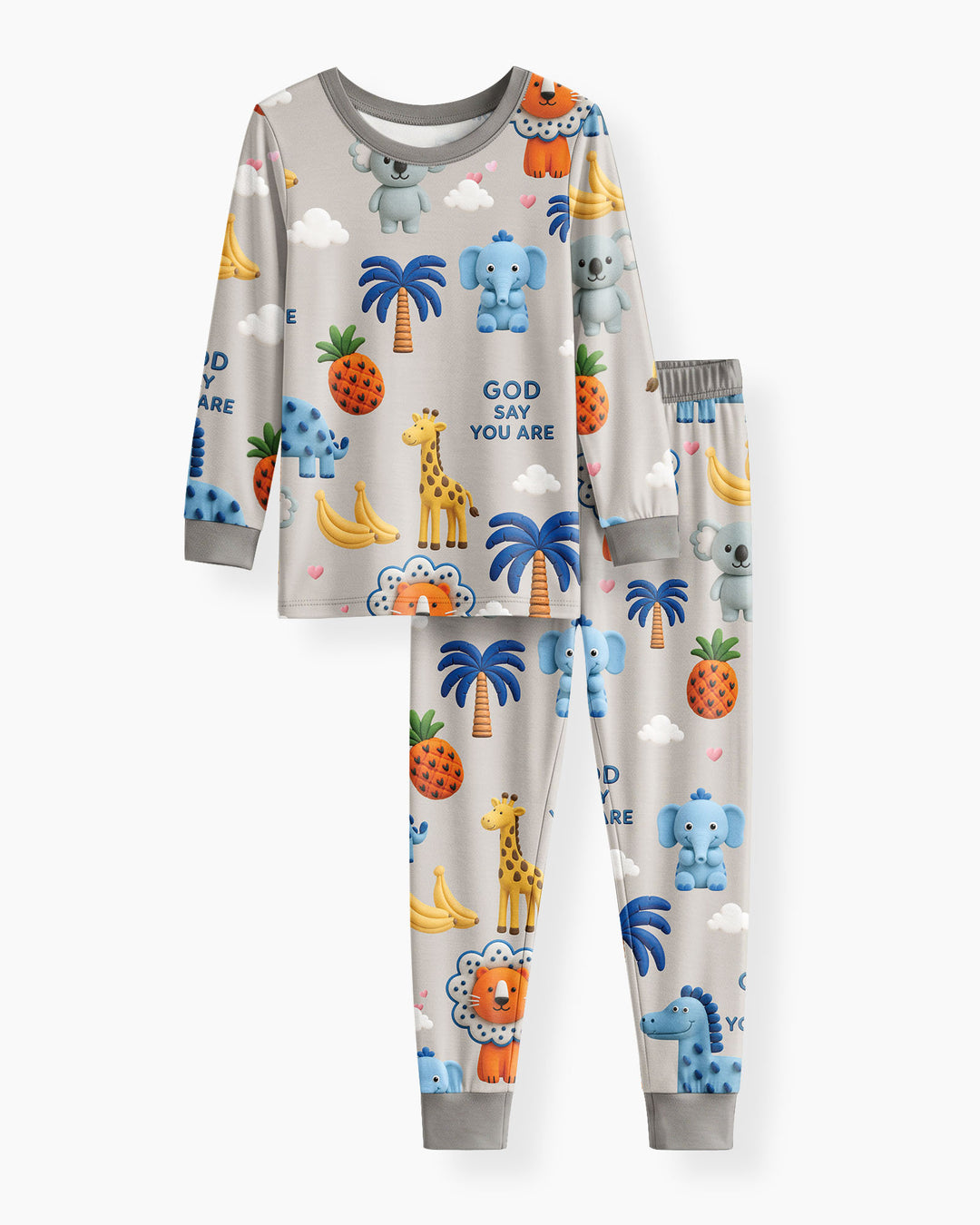 Little Blessings Bamboo Two Piece Long Sleeve Pajama Set