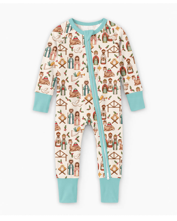 Holy Night Nativity Bamboo Convertible Zippy