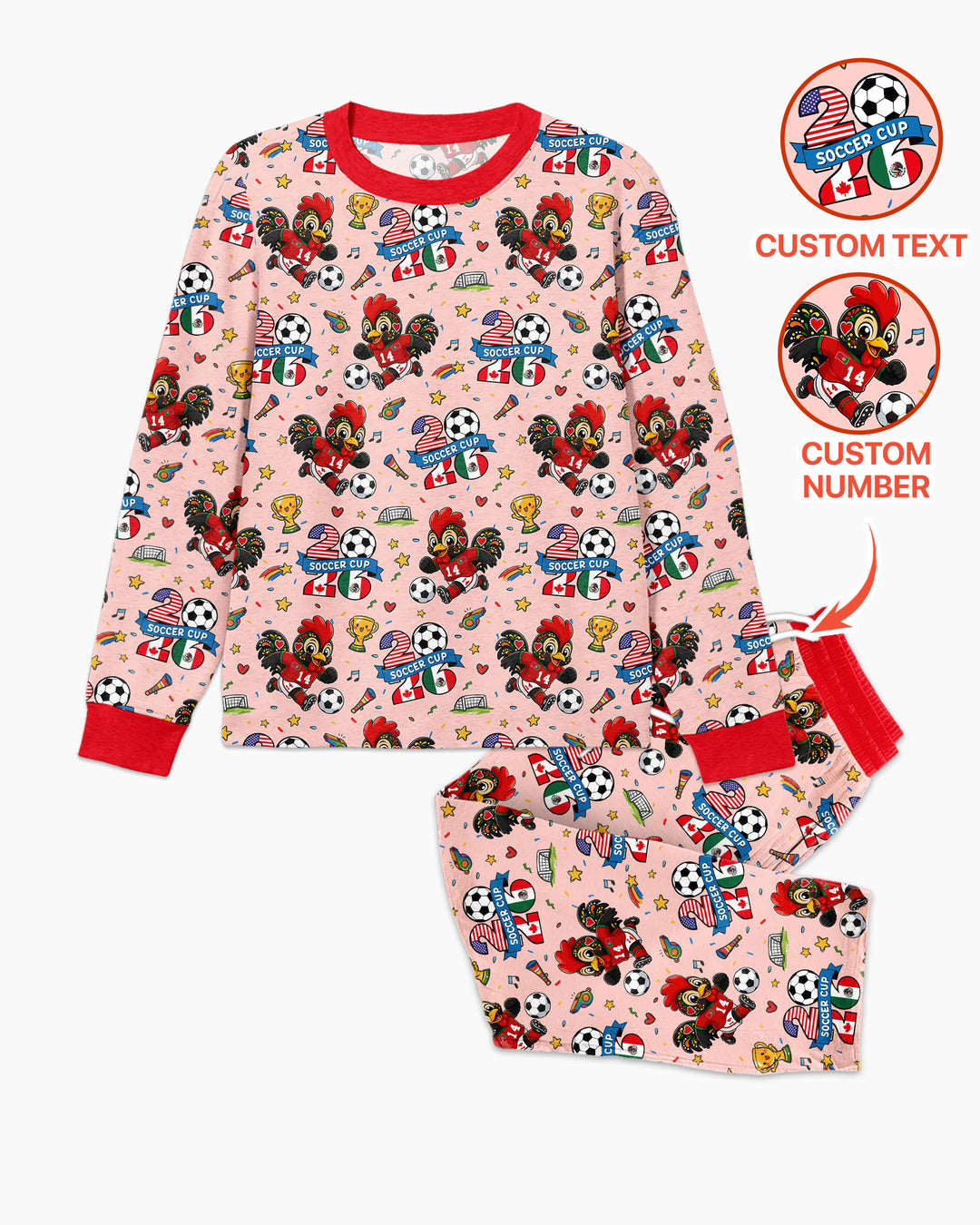 We Are The Champions Soccer Cup 2026 Bamboo Men's Pajama Set