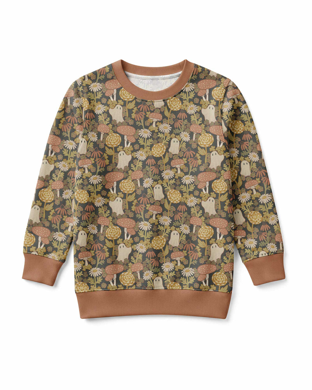 Ghost Garden Dark Autumn Bamboo Crewneck Sweatshirt