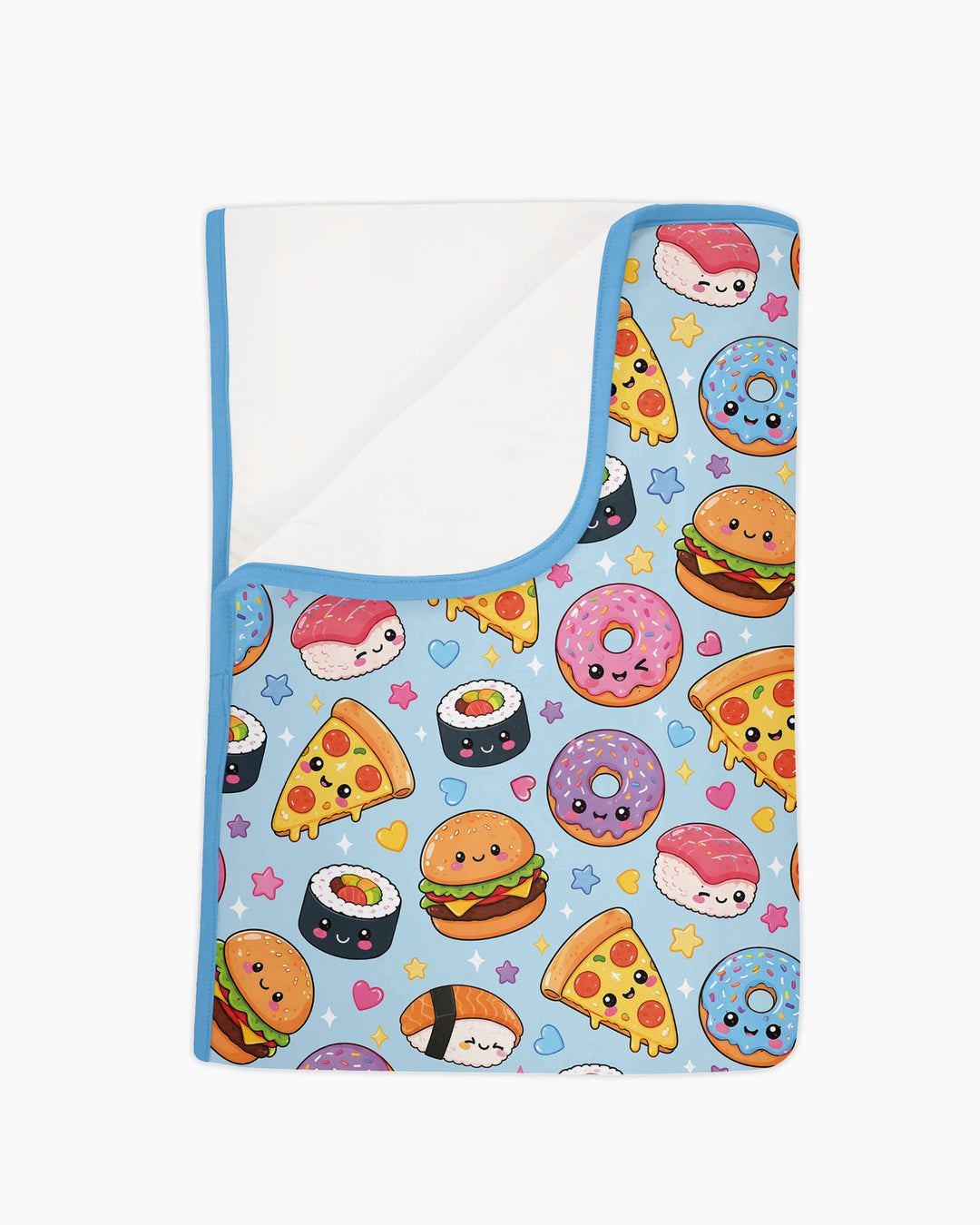Kawaii Snack Party Bamboo Blanket