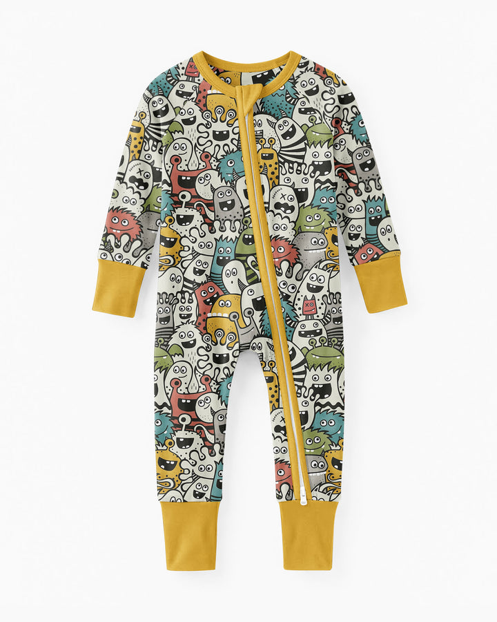 Monsters And Friends Bamboo Convertible Zippy