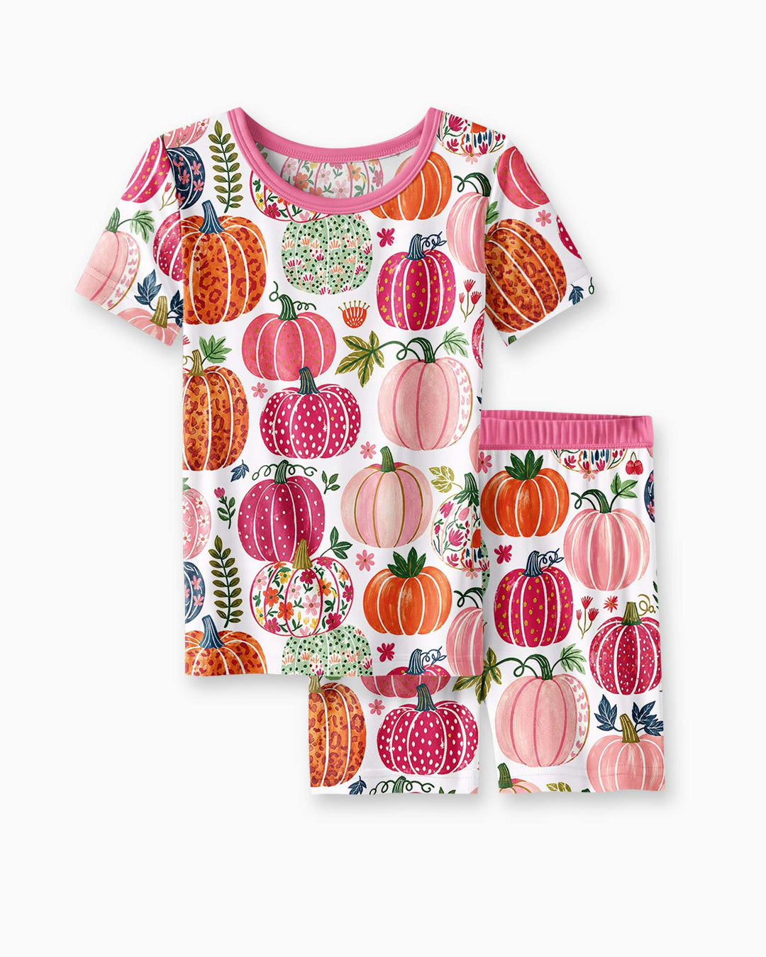 Template Bamboo Two Piece Short Sleeve Shorts Pyjamas Set