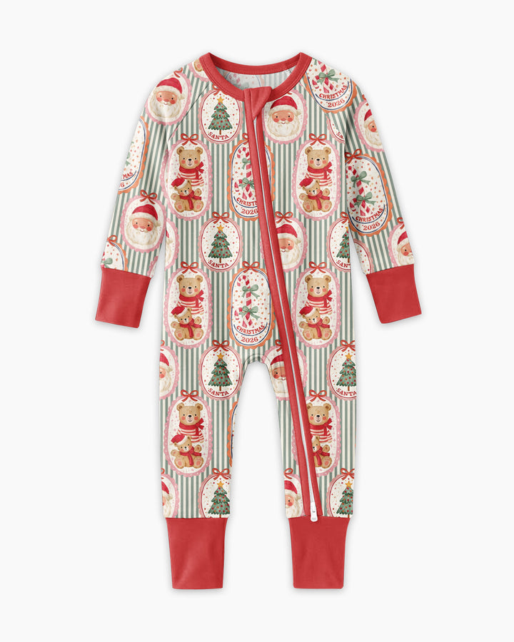 Teddy Bear Christmas Bamboo Convertible Zippy
