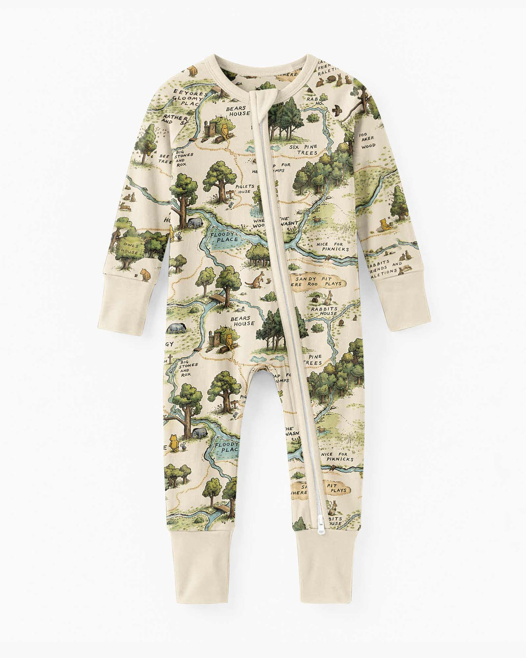 Classic Bear Maps Bamboo Convertible Zippy