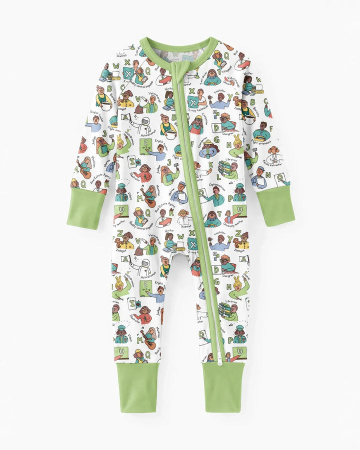 Jobs Alphabet Bamboo Convertible Zippy
