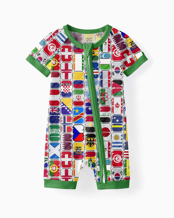 We Are 26 Family Matching Bamboo Shorty Zippy