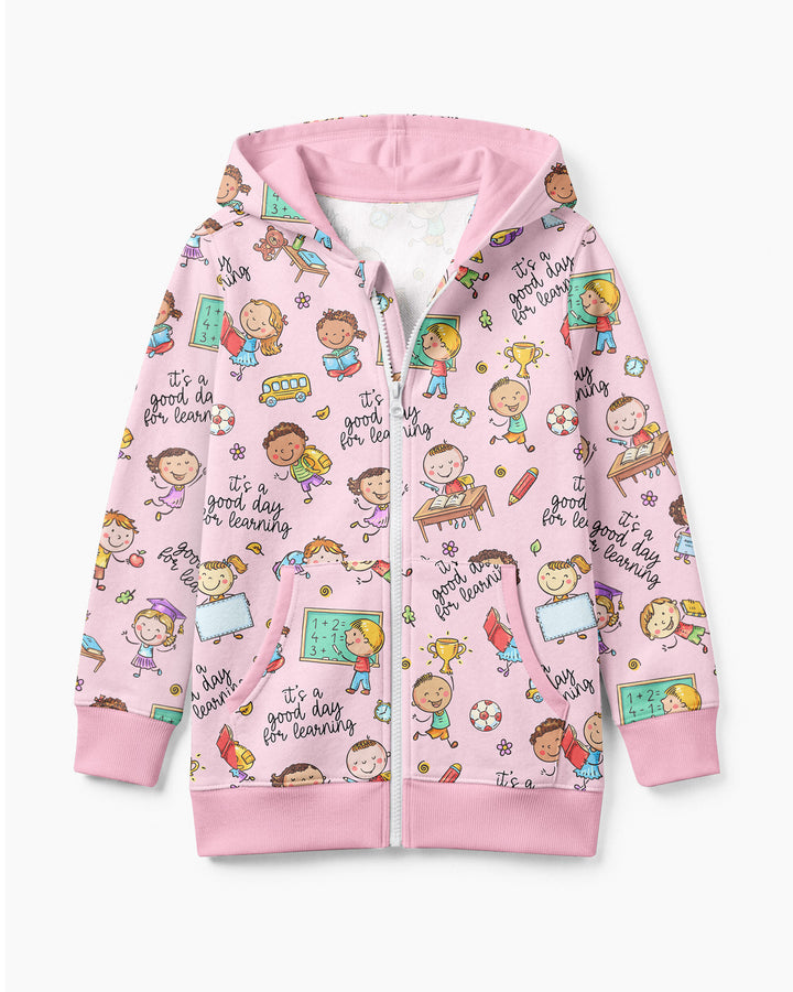 Little Learners Adventure Bamboo Zip Hoodie