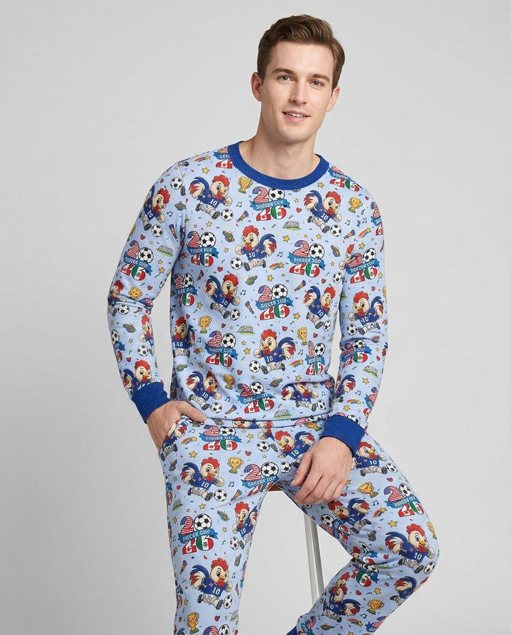 We Are The Champions Soccer Cup 2026 Bamboo Men's Pajama Set