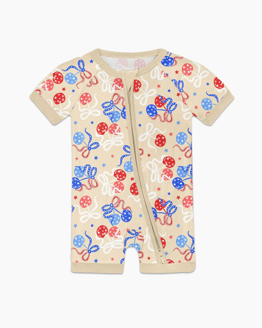 Cherry America 4th of July Bamboo Shorty Zippy