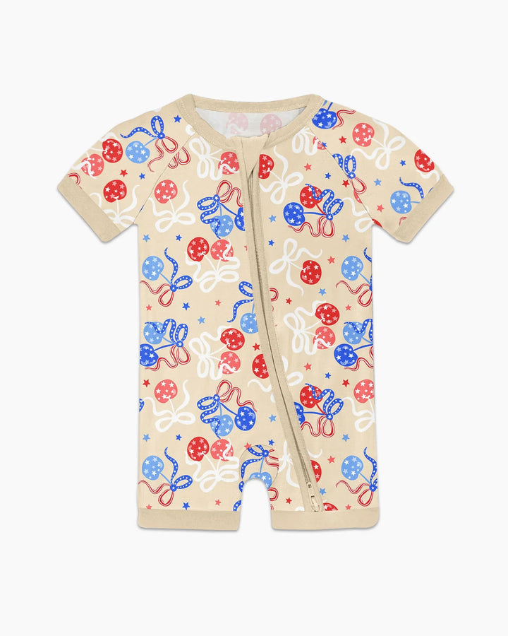 Cherry America 4th of July Bamboo Shorty Zippy