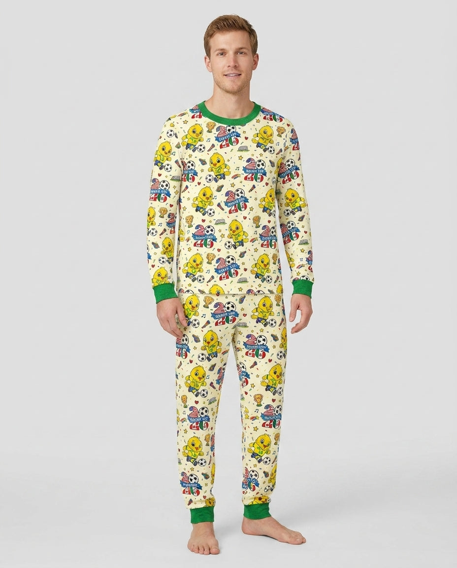 We Are The Champions Soccer Cup 2026 Bamboo Men's Pajama Set