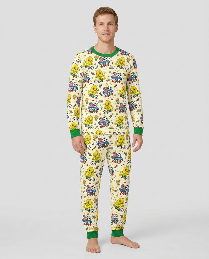 We Are The Champions Soccer Cup 2026 Bamboo Men's Pajama Set