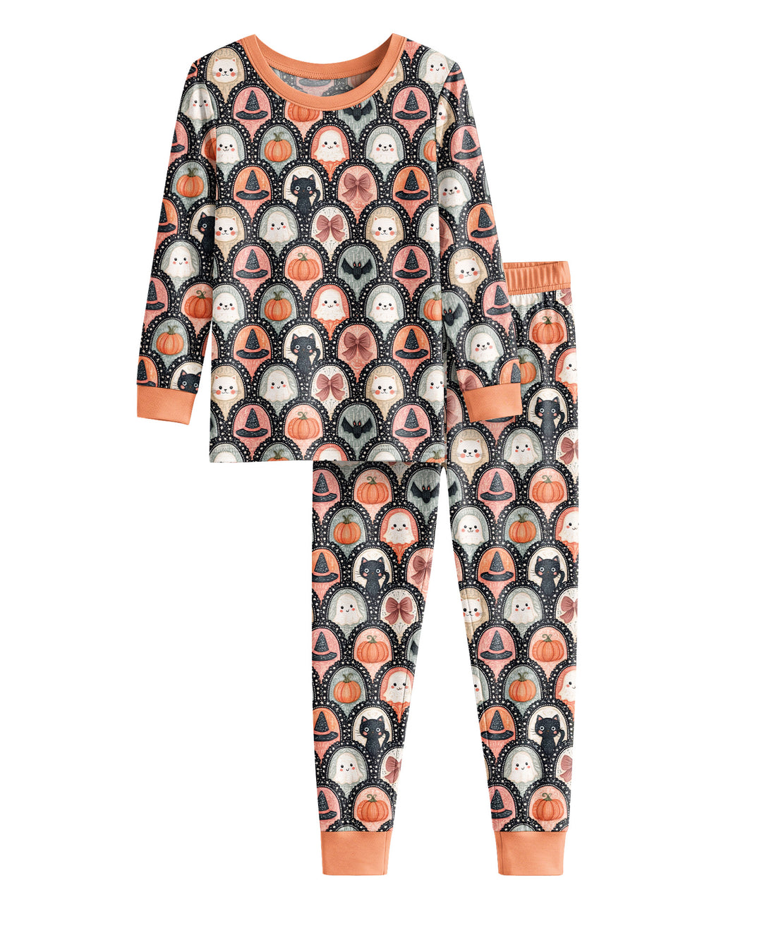 Coquette Halloween Bamboo Two Piece Long Sleeve Pajama Set