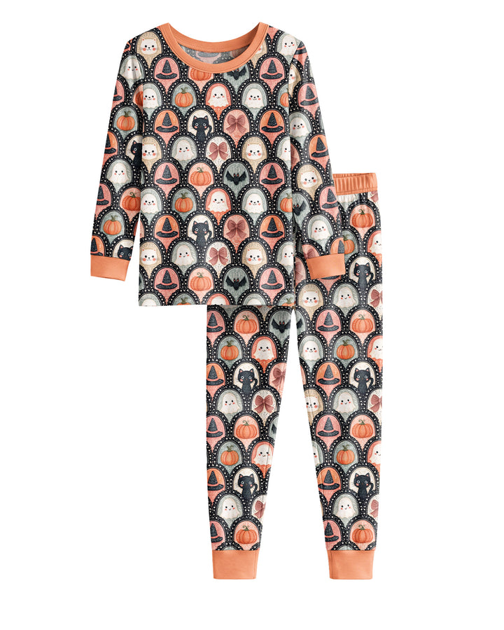 Coquette Halloween Bamboo Two Piece Long Sleeve Pajama Set