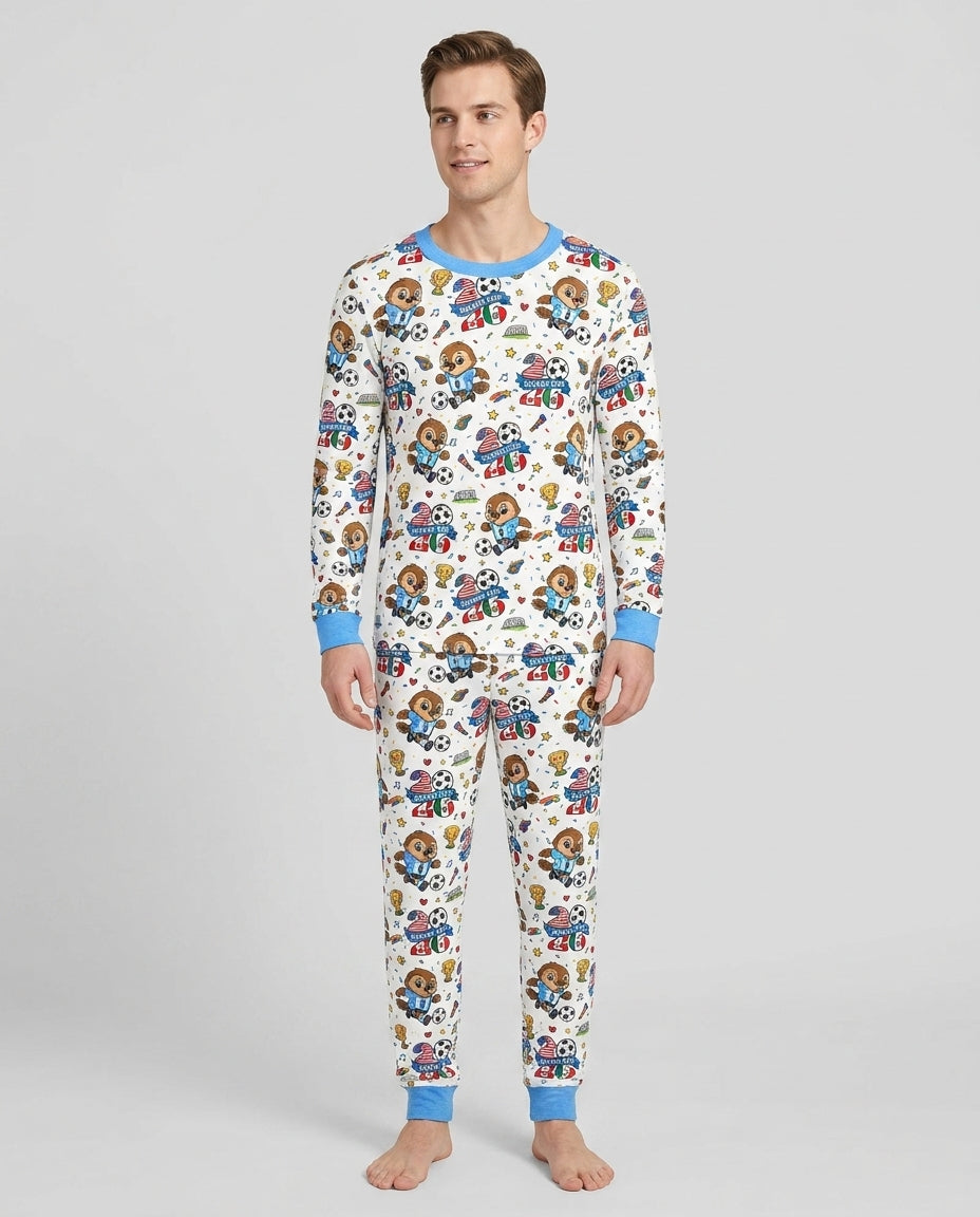 We Are The Champions Soccer Cup 2026 Bamboo Men's Pajama Set