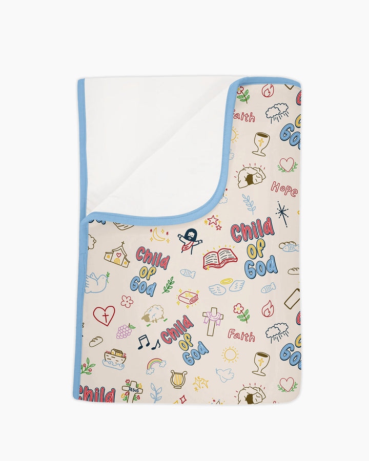 A Child Of God Family Matching Bamboo Blanket