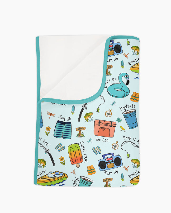 Lake Days Bamboo Blanket