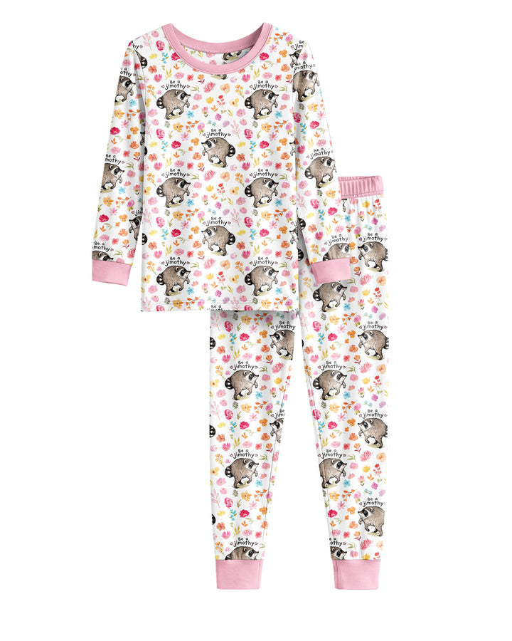 Template Bamboo Two Piece Long Sleeve Pyjamas Set