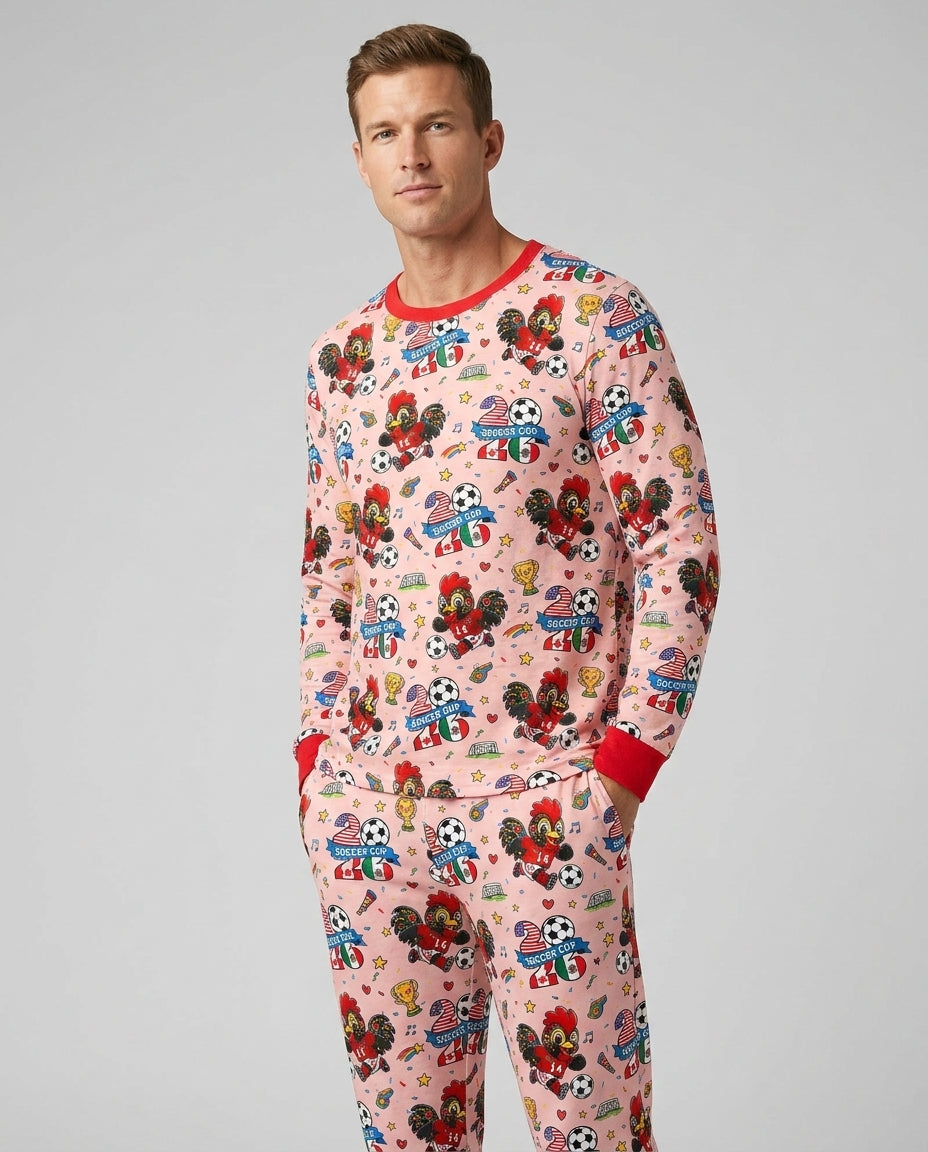 We Are The Champions Soccer Cup 2026 Bamboo Men's Pajama Set