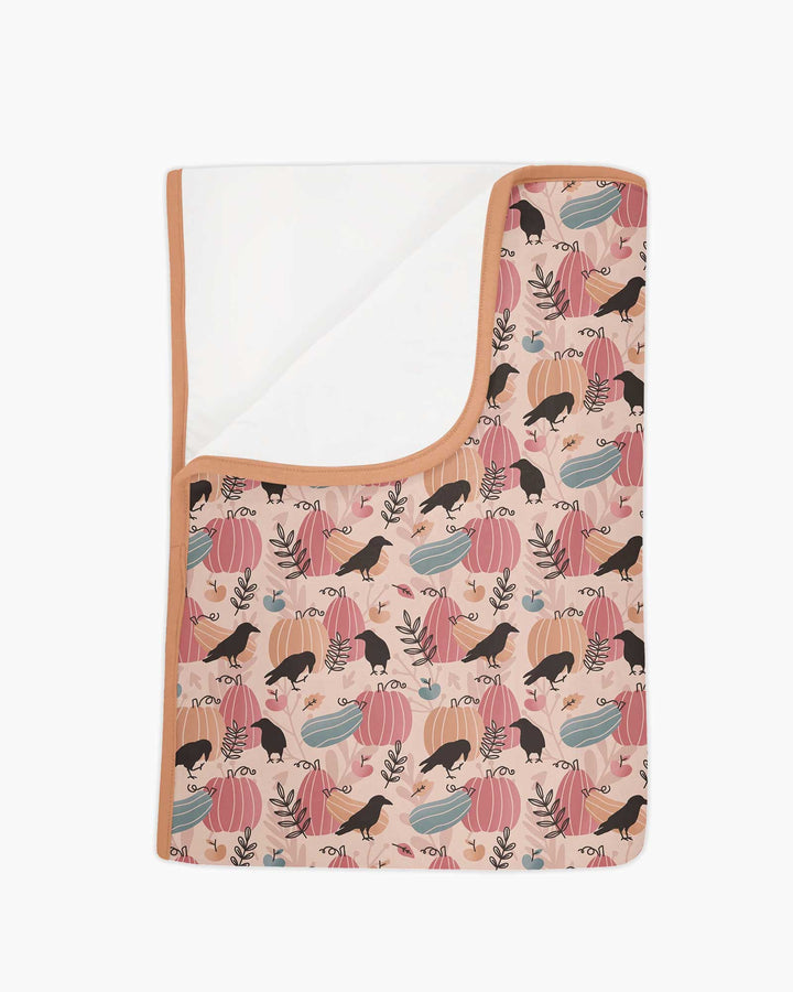 Pastel Pumpkin Patch Garden Bamboo Blanket