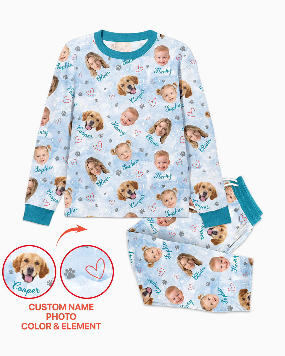 Personalized Family Matching Bamboo Men's Pajama Set