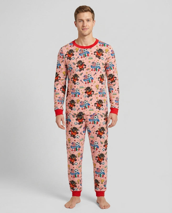 We Are The Champions Soccer Cup 2026 Bamboo Men's Pajama Set