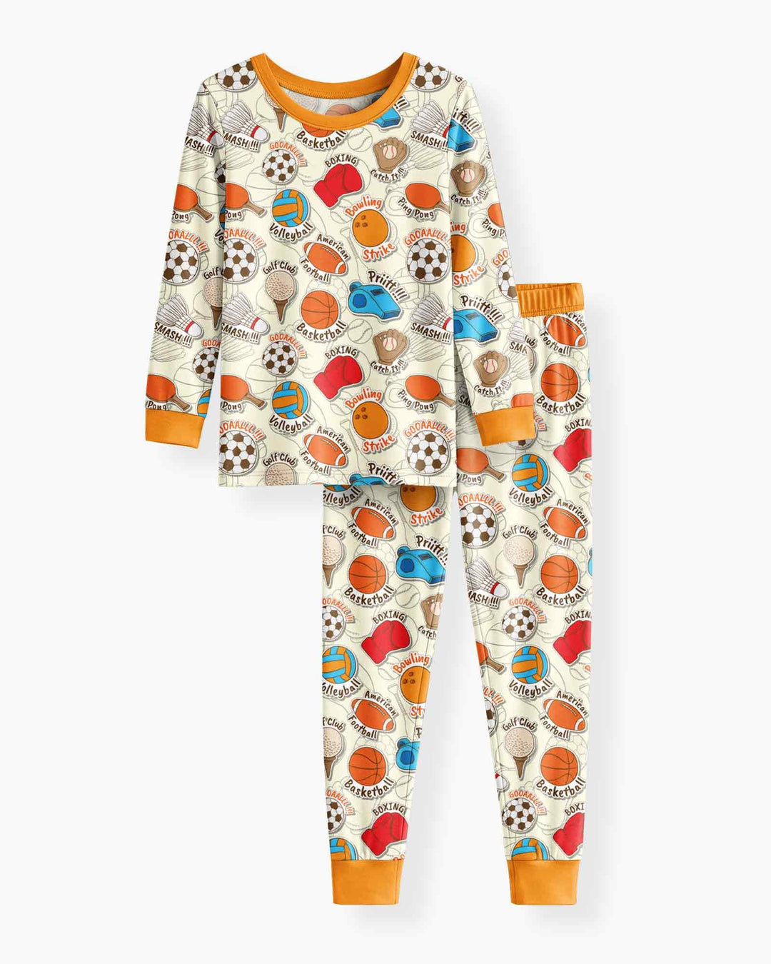 Template Bamboo Two Piece Long Sleeve Pyjamas Set