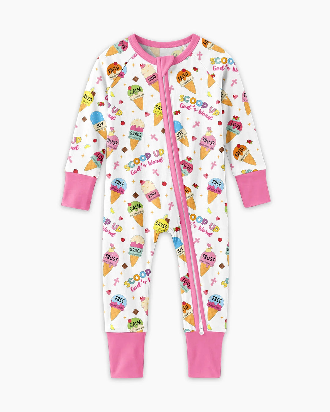 Ice Cream Summer Christian Bamboo Convertible Zippy