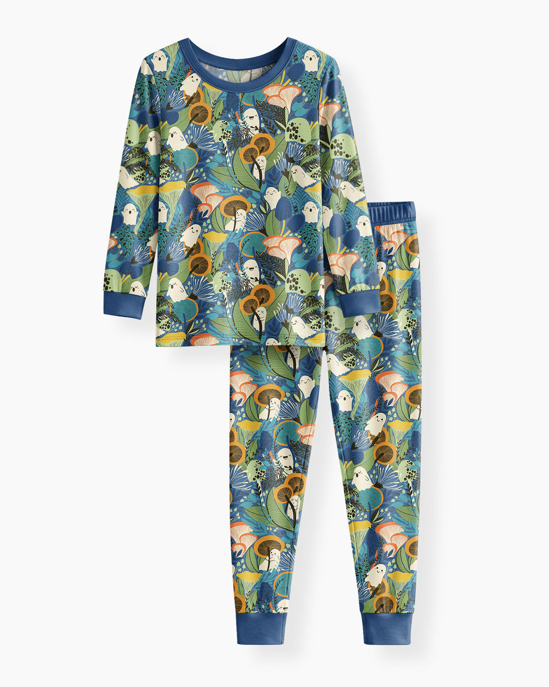 Ghost Forest Bamboo Two Piece Long Sleeve Pajama Set