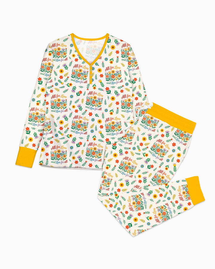 Love For All Family Matching Bamboo Women Pajama Set
