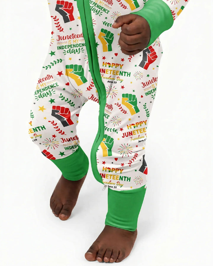 Happy Juneteenth Freedom Day Bamboo Convertible Zippy