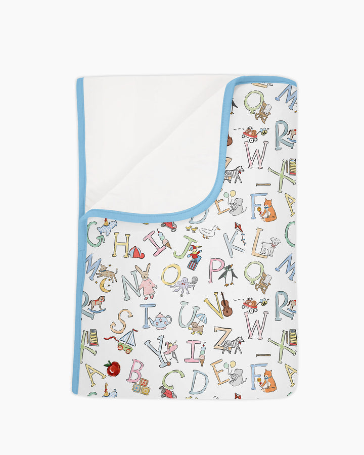 ABC Whimsy Bamboo Blanket