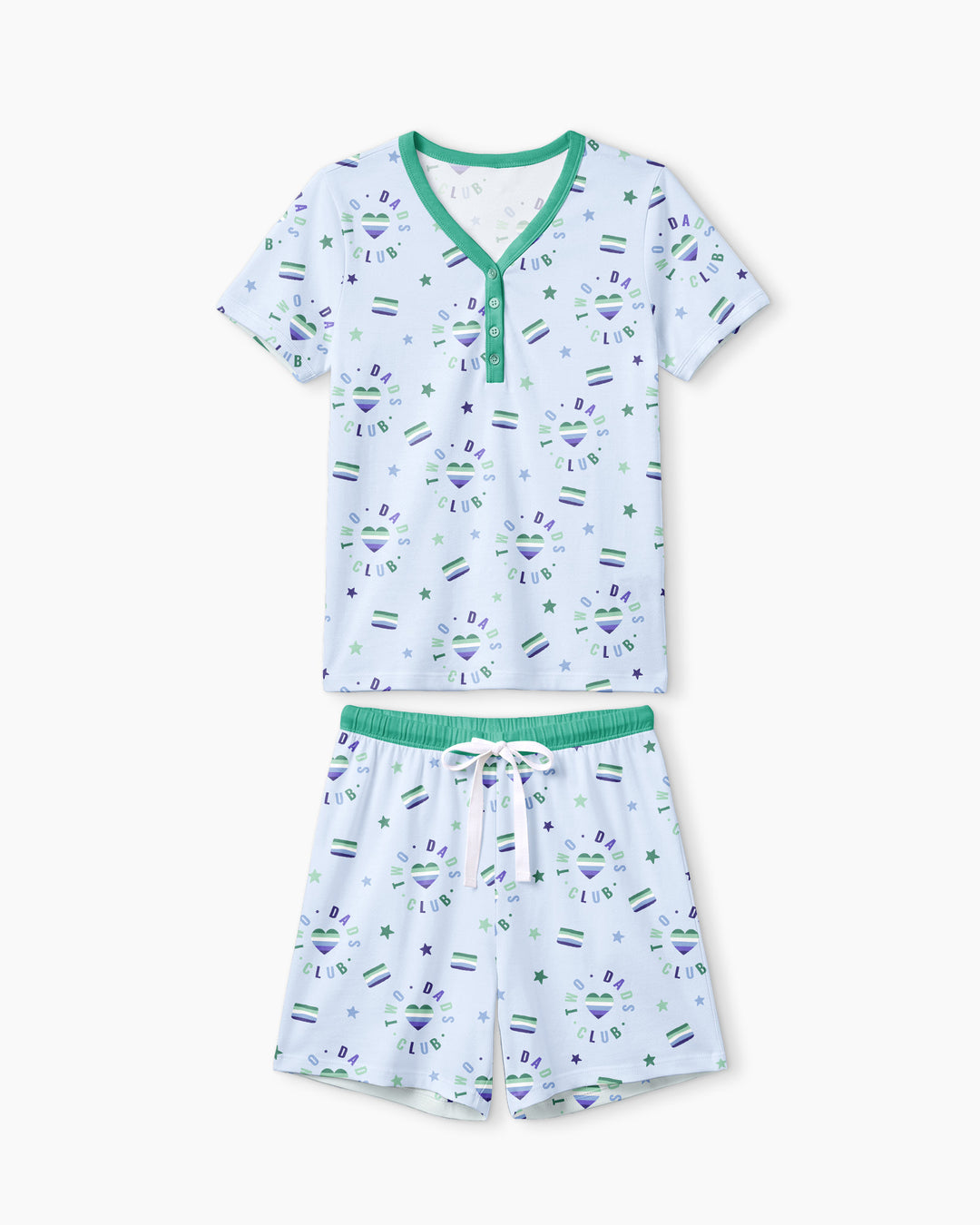 Love Makes Family Bamboo Women Short Sleeve Short Pajama Set