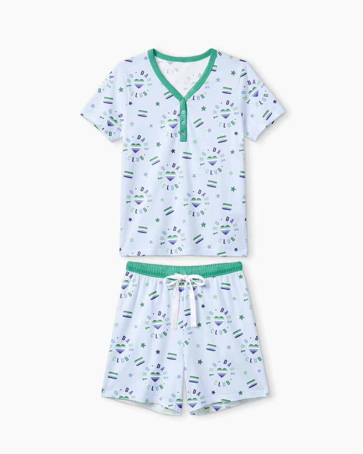 Love Makes Family Bamboo Women Short Sleeve Short Pajama Set