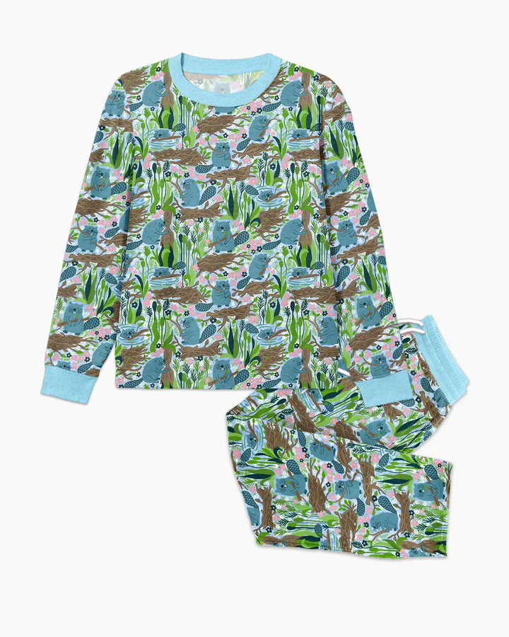 Little Dam Builders Bamboo Men's Pajama Set