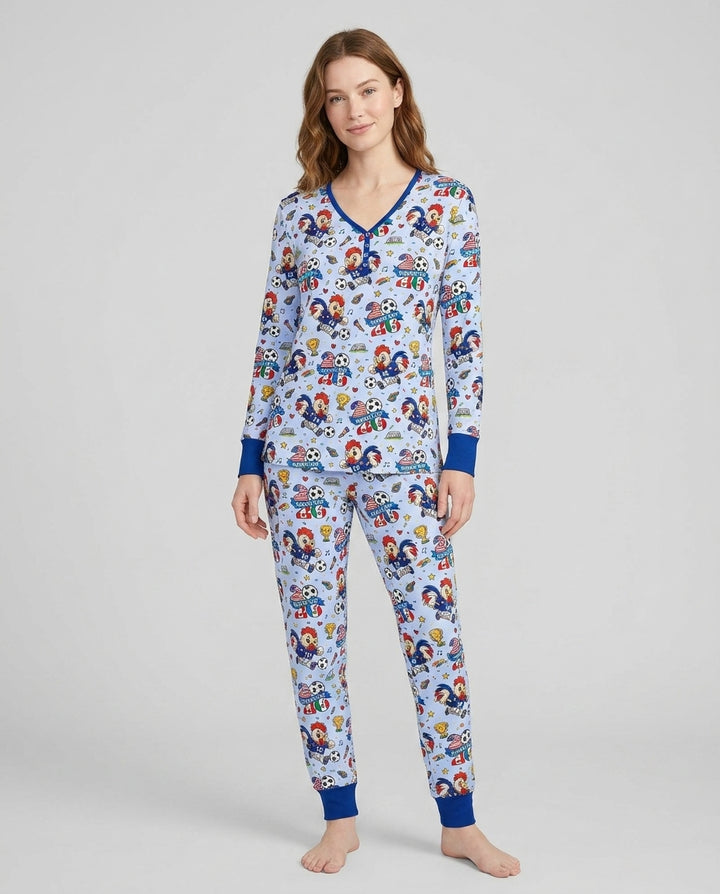 We Are The Champions Soccer Cup 2026 Bamboo Women Pajama Set