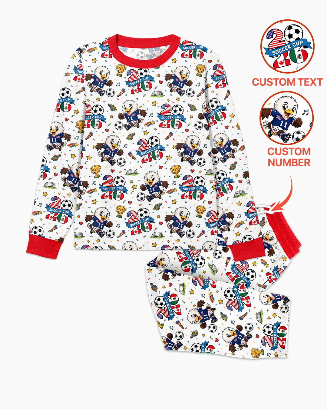 We Are The Champions Soccer Cup 2026 Bamboo Men's Pajama Set
