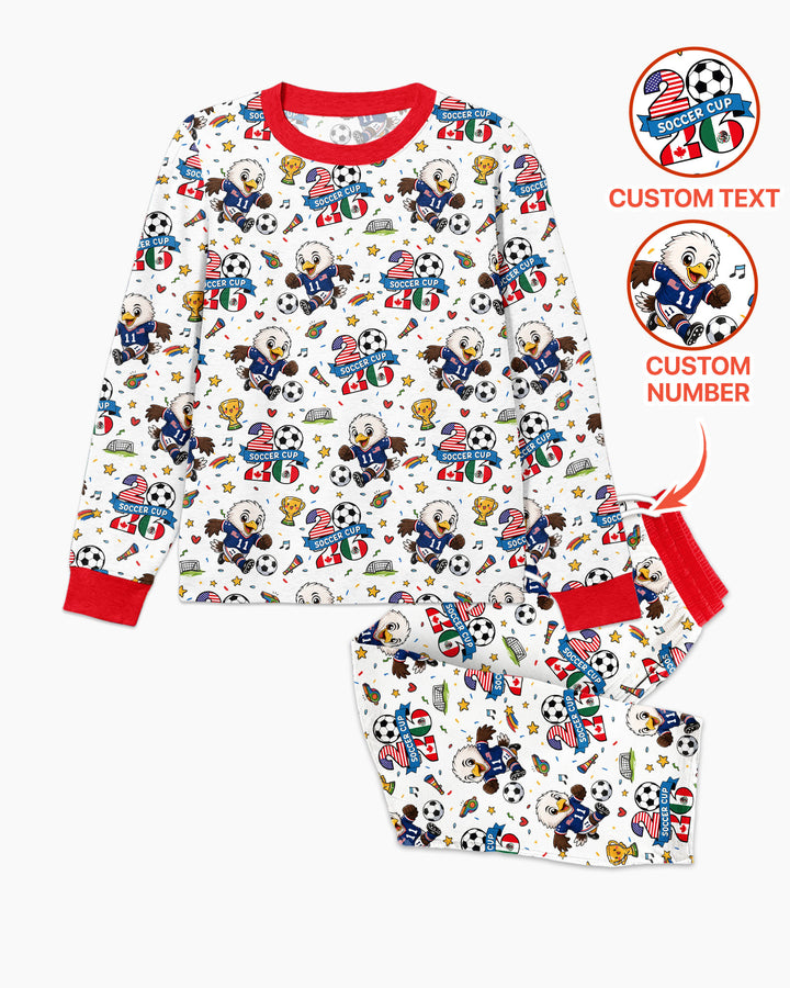 We Are The Champions Soccer Cup 2026 Bamboo Men's Pajama Set