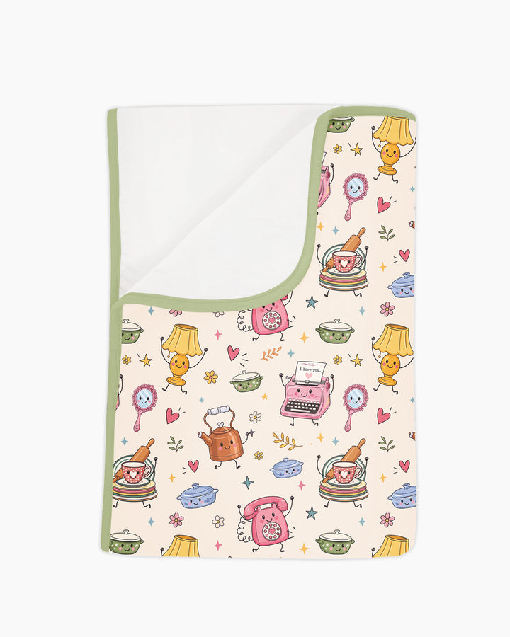 Retro Chasing Toy Bamboo Blanket