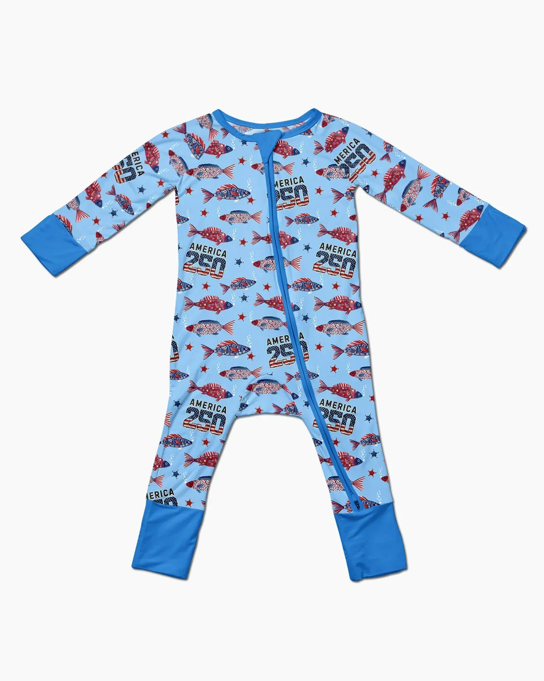 Stars and Stripes Fish Bamboo Convertible Zippy