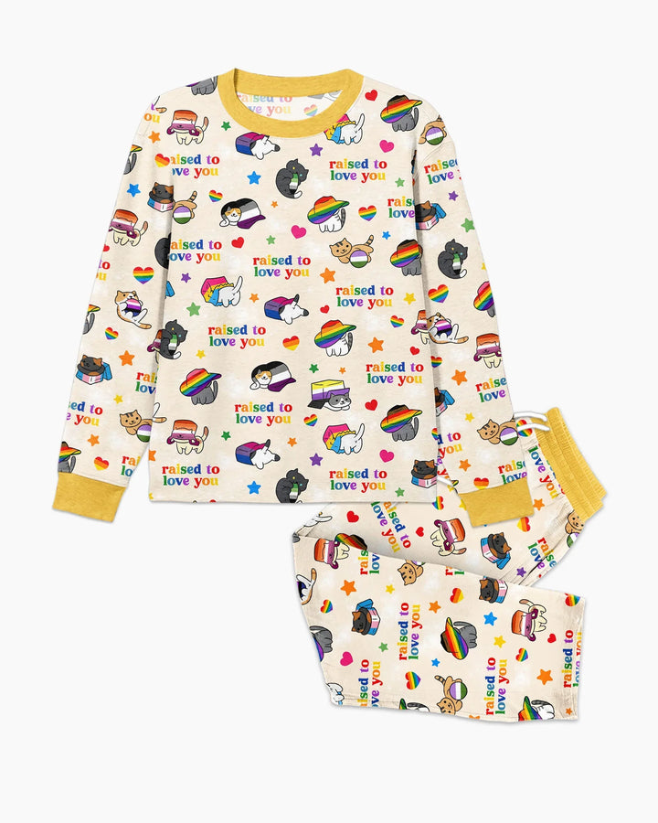 Rainbow Paws Family Matching Bamboo Men's Pajama Set