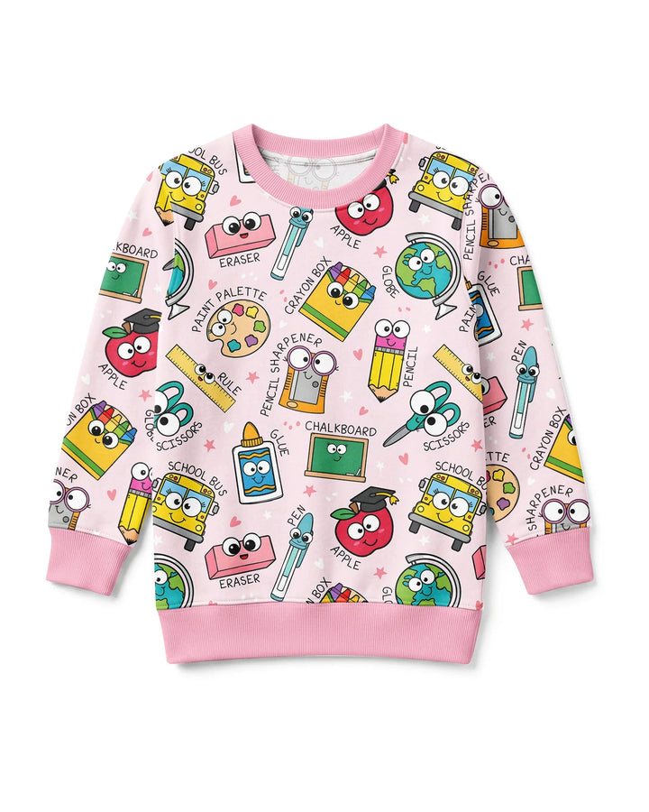 Happy School Pals Bamboo Crewneck Sweatshirt