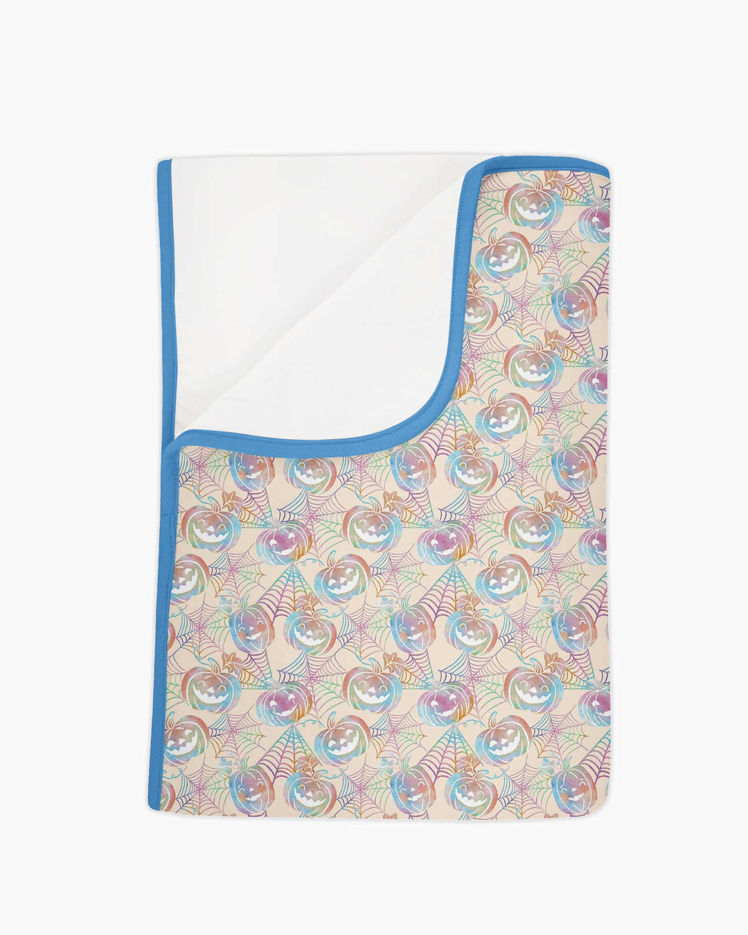 Pastel Halloween Jack O Lanterns Bamboo Blanket